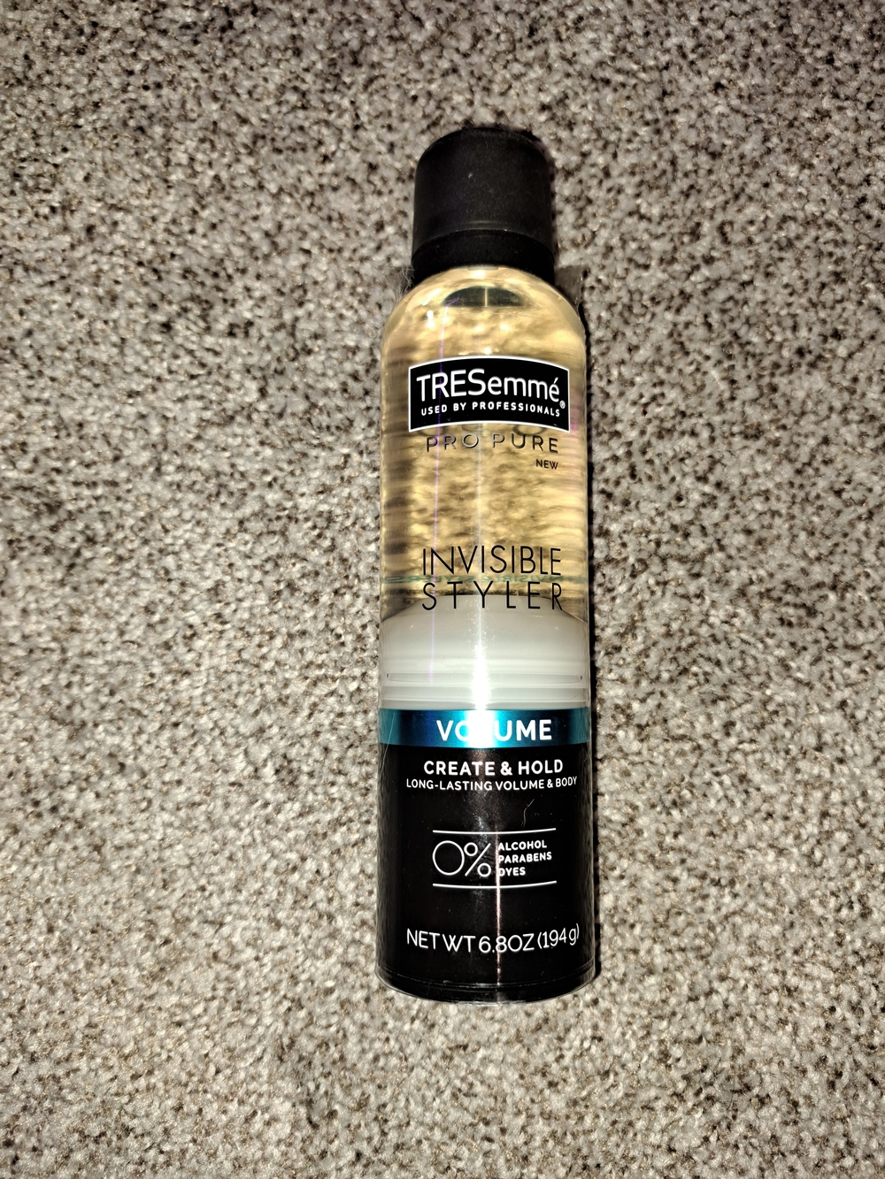 Invisible Styler Volume Spray Gel - Clear/Black NEW